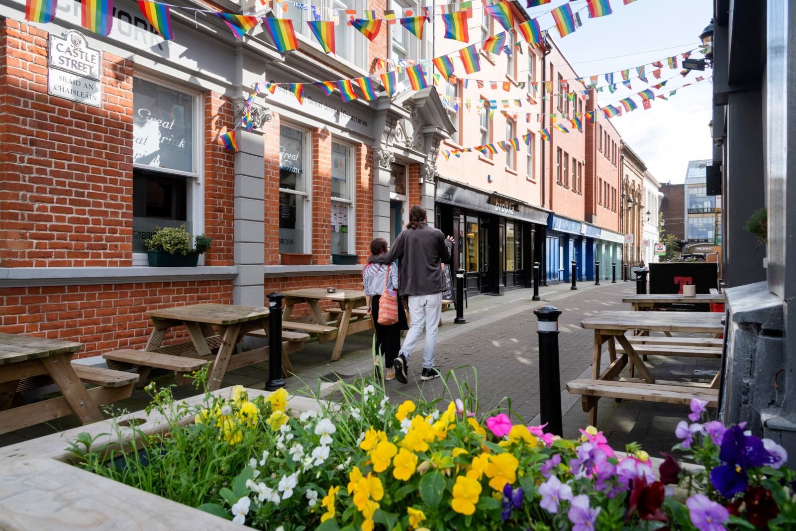 Castle Street in Derry Londonderry